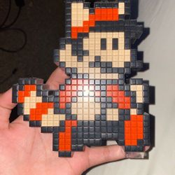 Pixel Mario Light Up Lamp