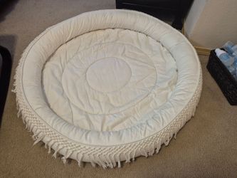 Finn + emma macrame round large play mat