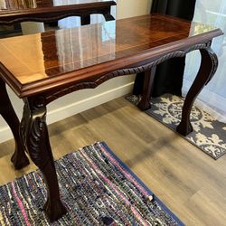 Wood Console Table - Made In Mexico