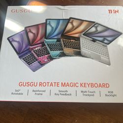 Pink iPad Rotating Keyboard/Case 