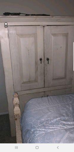 White bedroom armoire