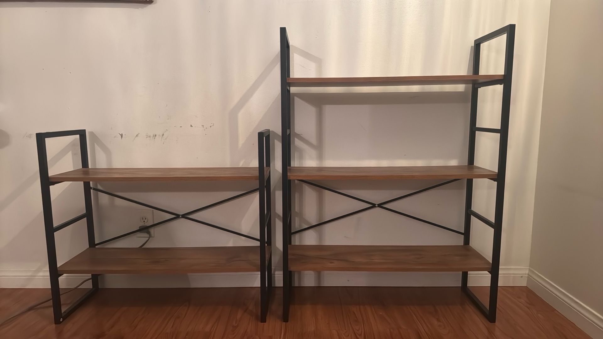 Wood & Metal Shelving Set – Moving Sale