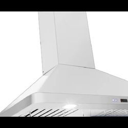 36” Stainless Steel Fan Chimney Extension Only