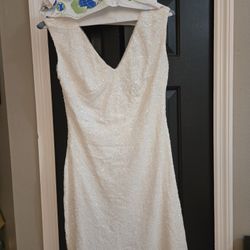 White 2 Piece Christine Wu Dress 