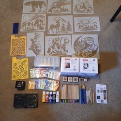 Assorted Art Supplies Bundle (More items in description that are not in cover photo)
