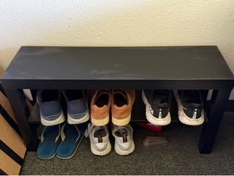 Black Shoe Rack