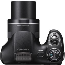 Sony Cyber-Shot DSC-H300 Digital Camera (Black) (DSCH300/B) + 64GB Memory Card + Card Reader + Case + Flex Tripod + Memory Wallet + Cleaning Kit 