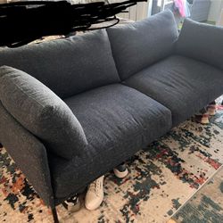 Largeish Sofá / Couch Blue With Some Grey