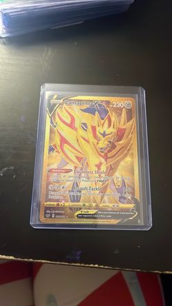Pokemon Card Zamazenta V Gold