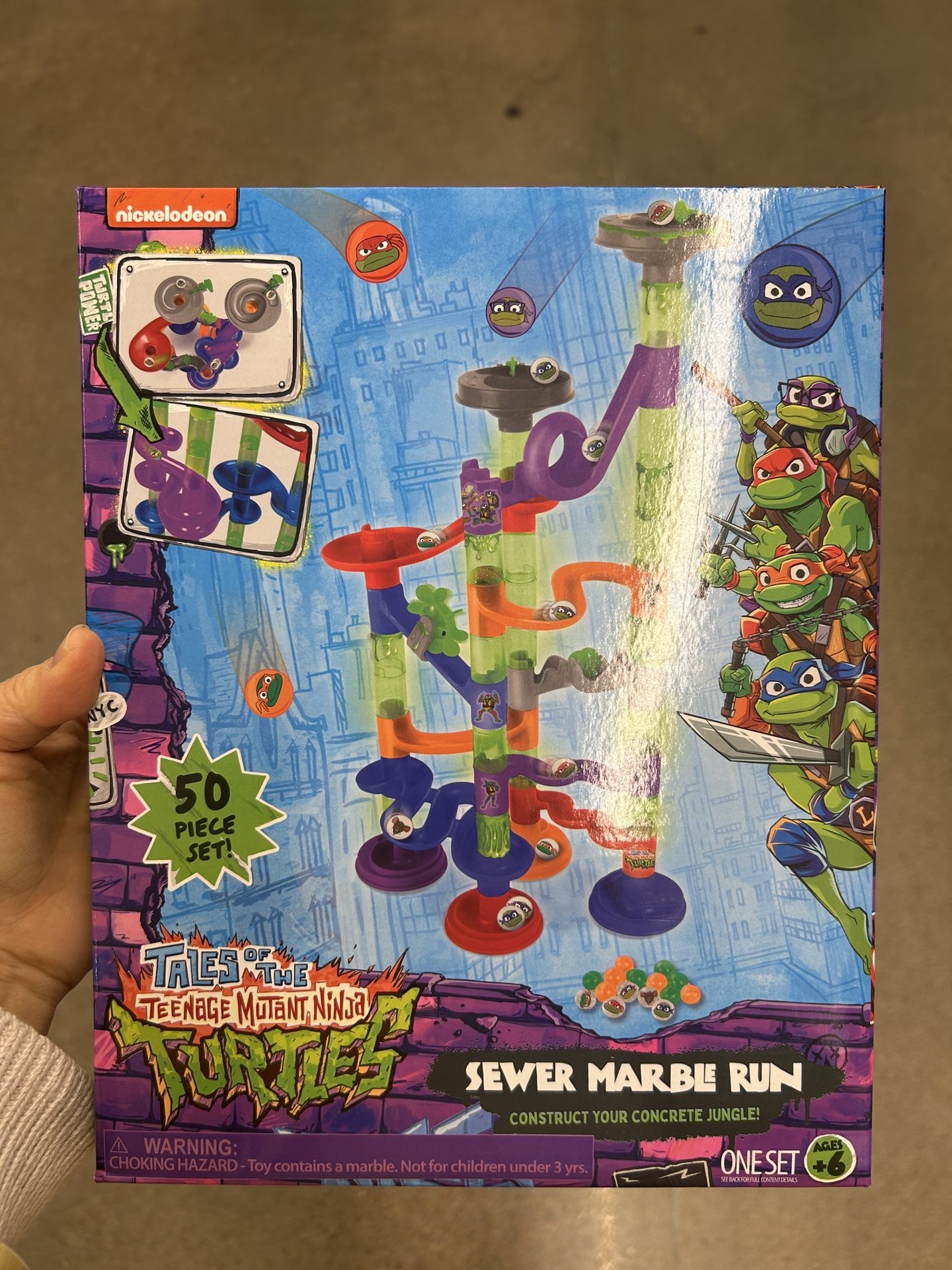 NWT Nickelodeon TMNT Marble Run Set