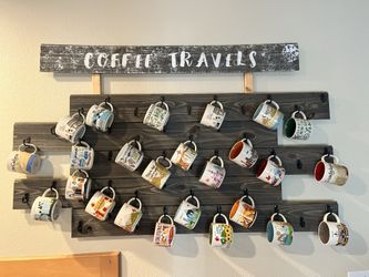 Coffee Cup Holder Display (custom)