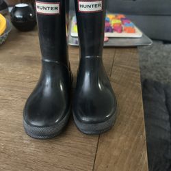 Hunter Boots Black Toddler Size 9