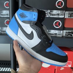 Jordan 1 Retro High OG “UNC Toe” DZ5485-400 Mens Size 10.5 Brand New 