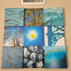 BLUE THEMED CANVAS PHOTOS