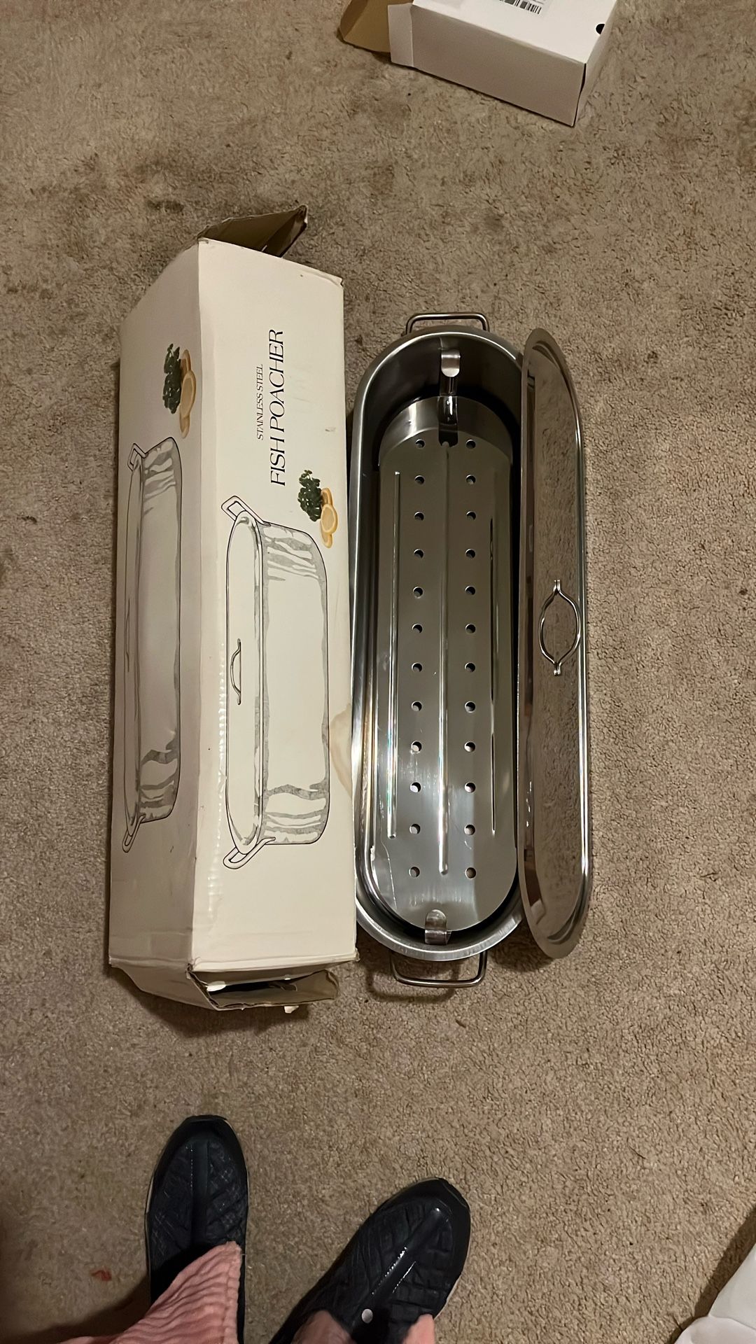 24 Inch FISH POACHER - Stainless Steel