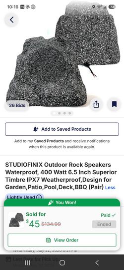 Wired outdoor rock speakers