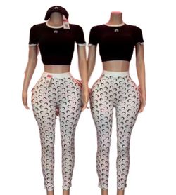 Marine Serre Moon Print Two-Piece Set