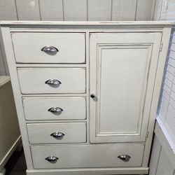 Lexington Destressed White Dressers