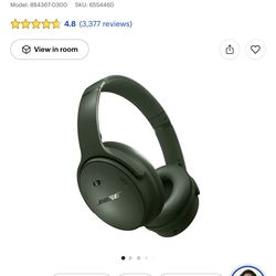 Bose over the ear headphones
