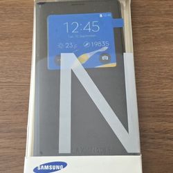 Genuine Samsung Galaxy Note 4 S-View Charging Flip Case BRAND NEW