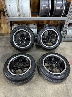 RaceSpec GTR-05 17” Wheels + Tires