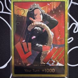 Boa Hancock Gold Frame DON ONE PIECE Card Game Heroines Edition EB-03 English