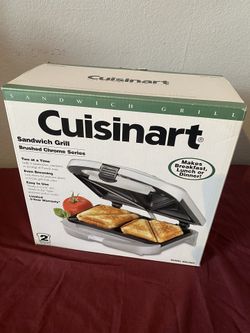 Cuisinart Sandwich Grill Brushed Chrome