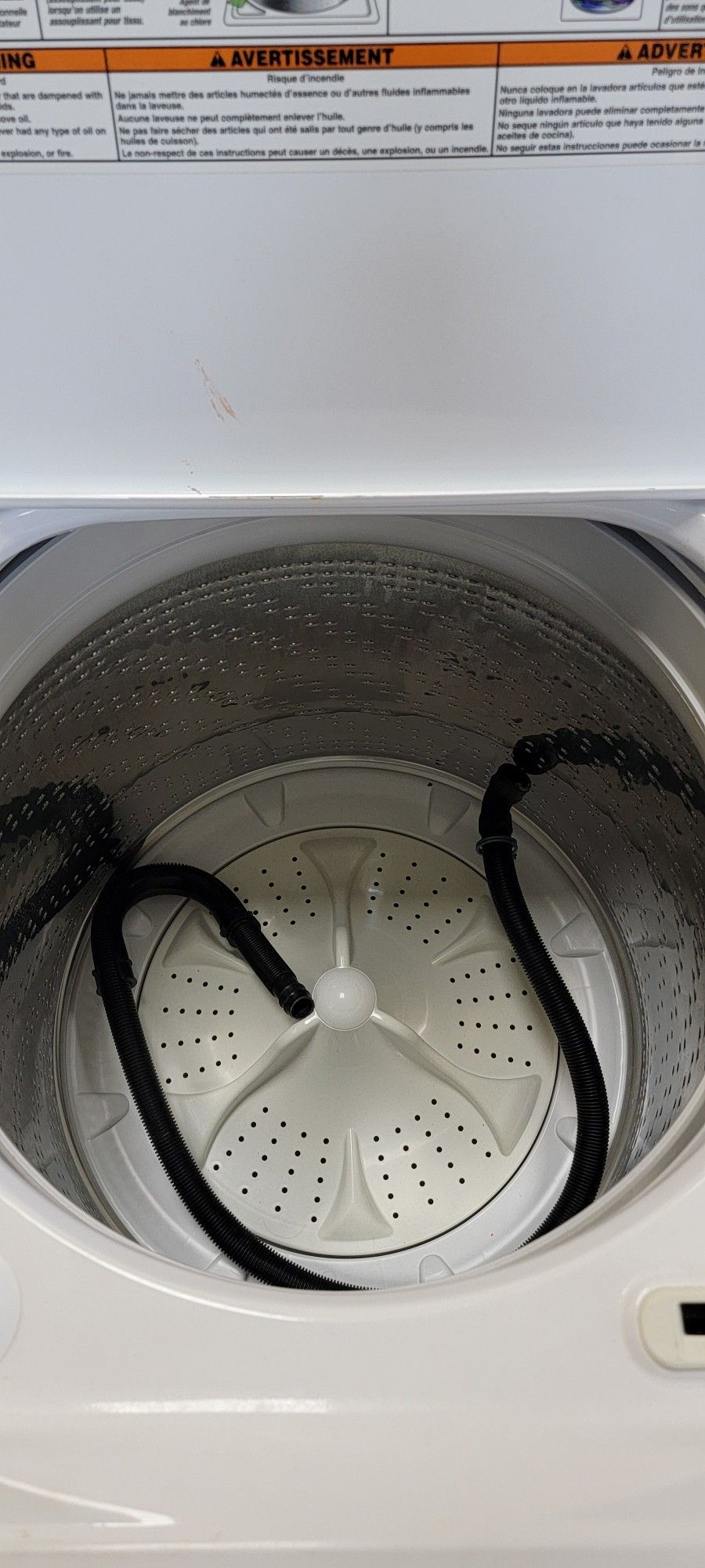 Top Load Stainless Tub With Warranty