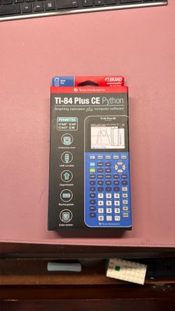 Texas Instruments TI-84 Plus CE calculator with Python (Blue)