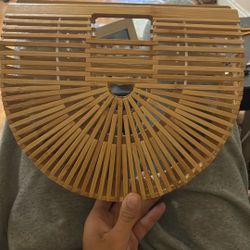 Wood Hand Bag