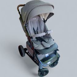 Nuna Grey Travel Stroller Up To 50 lbs.
