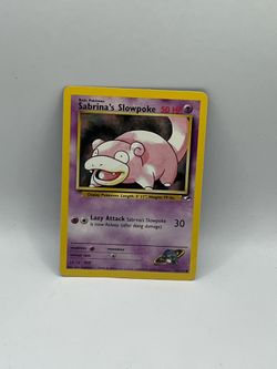 Pokemon Gym Heroes Sabrina’s Slowpoke Card #95
