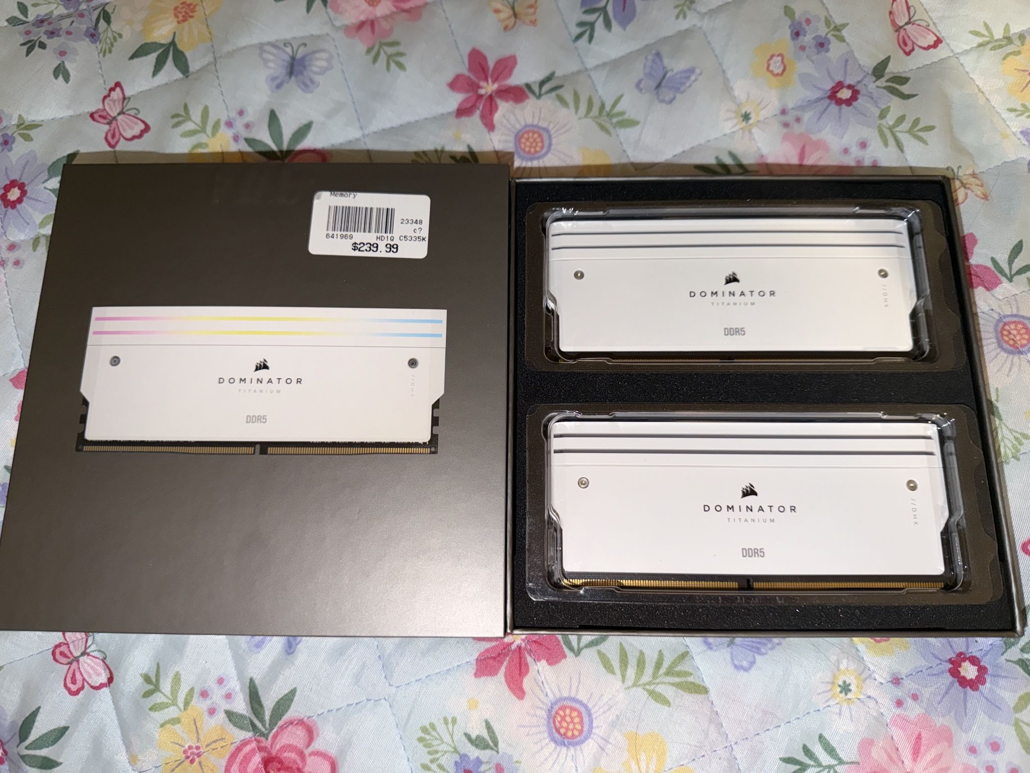 32GB Corsair Dominator DDR5 RAM (7200mt/s) CL34