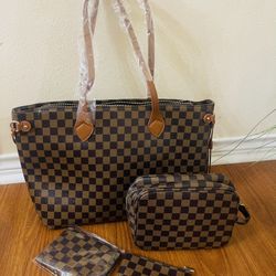 Checkered Tote Brand New