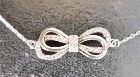 Womens Silver Infinity Bracelet 925