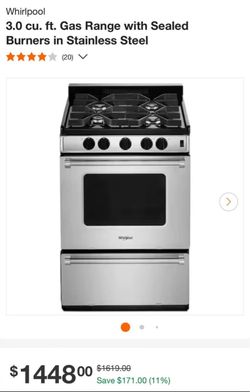 Whirlpool 24” stove asking $950 obo