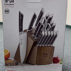 Cangshan OLYMPUS 17-Piece Knife Set. New. Sealed