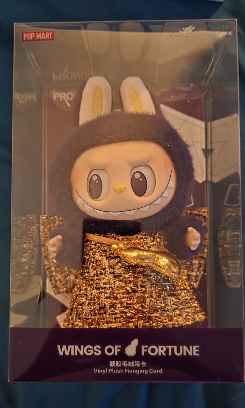 Pronounce Wings Of Fortune Labubu Sealed Unboxed Authentic Popmart Item