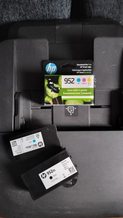 952 HP Original cartridges and printer