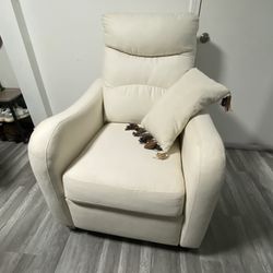 Recliner Chair With Ottoman/ Sofa  Reclinable Con Soporte Para Pies