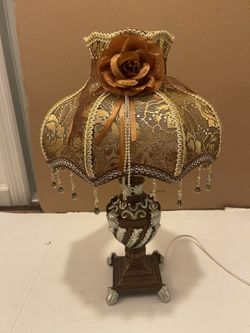 Victorian Style Lamp Dimmable Switch (19”HX10”D) $30 Firm On Price