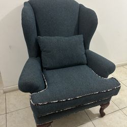 Custom Made Couch Chair With Pillow - Lightly Used 