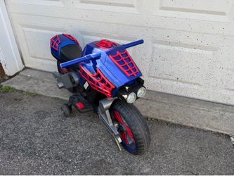 Spider-Man 6V Kids Ride-On Motorcycle – New Battery, Runs Great