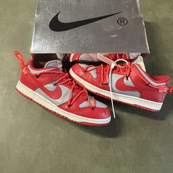 Nike Dunk x Off White “University Red” Size: 10.5 