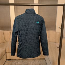 North Face Jacket - Youth Teal Blue/ Small