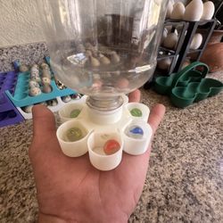 Chick Waterer with 7 Cups – For Quail, Chicken & Ducklings