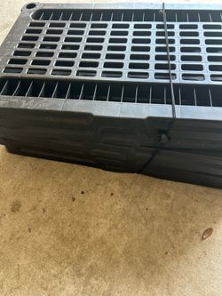 Plastic storage shelf