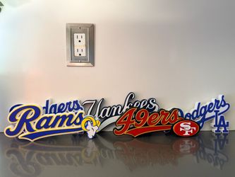 Rams Dodgers 49ers