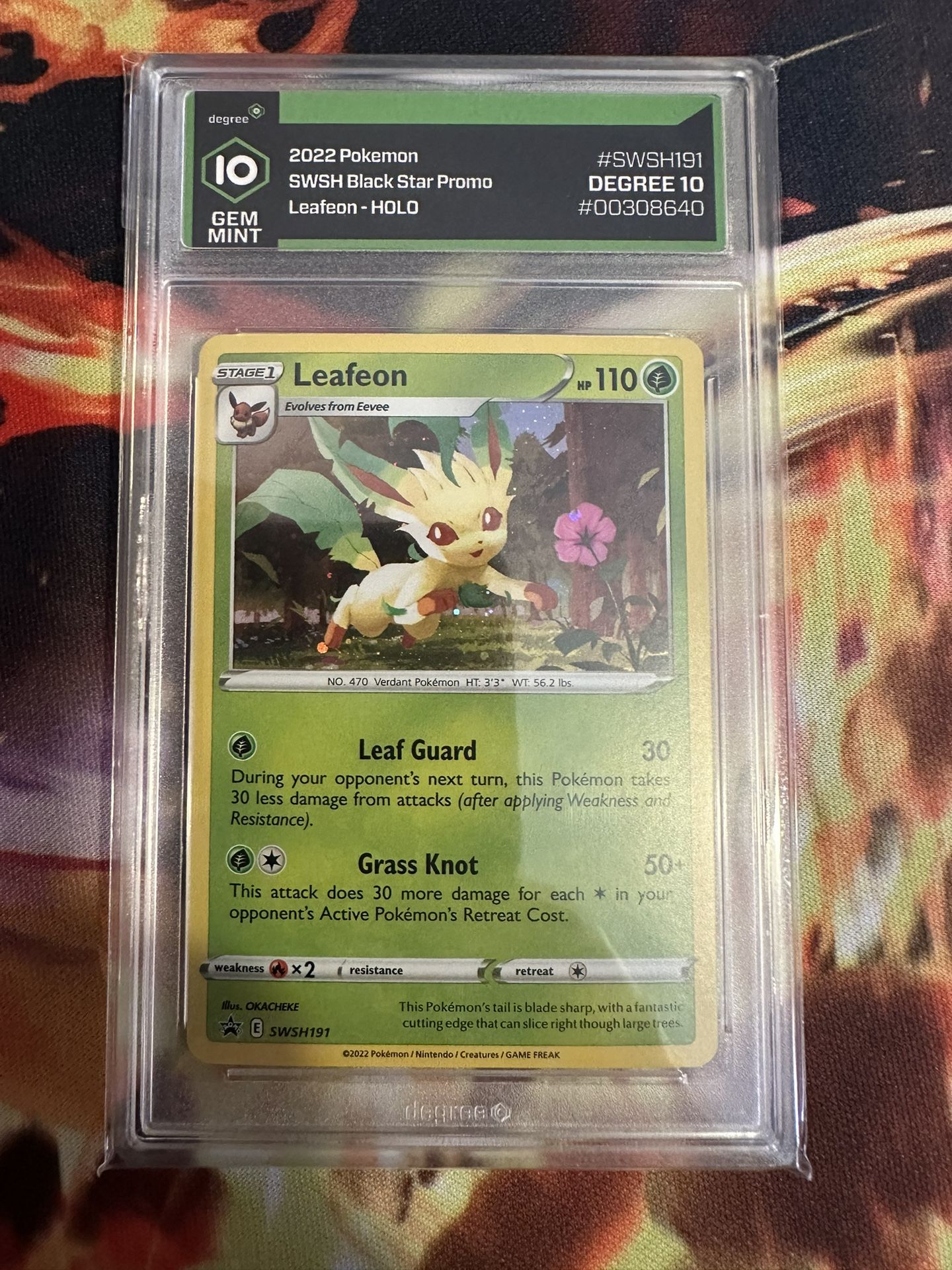 Pokemon Leafeon promo (MINT GRADED)