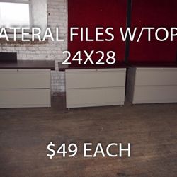 Lateral Files W/top
